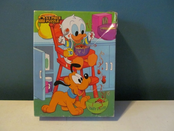 Disney Donald Duck Series Jigsaw Puzzle Cute Cartoon Duck Board