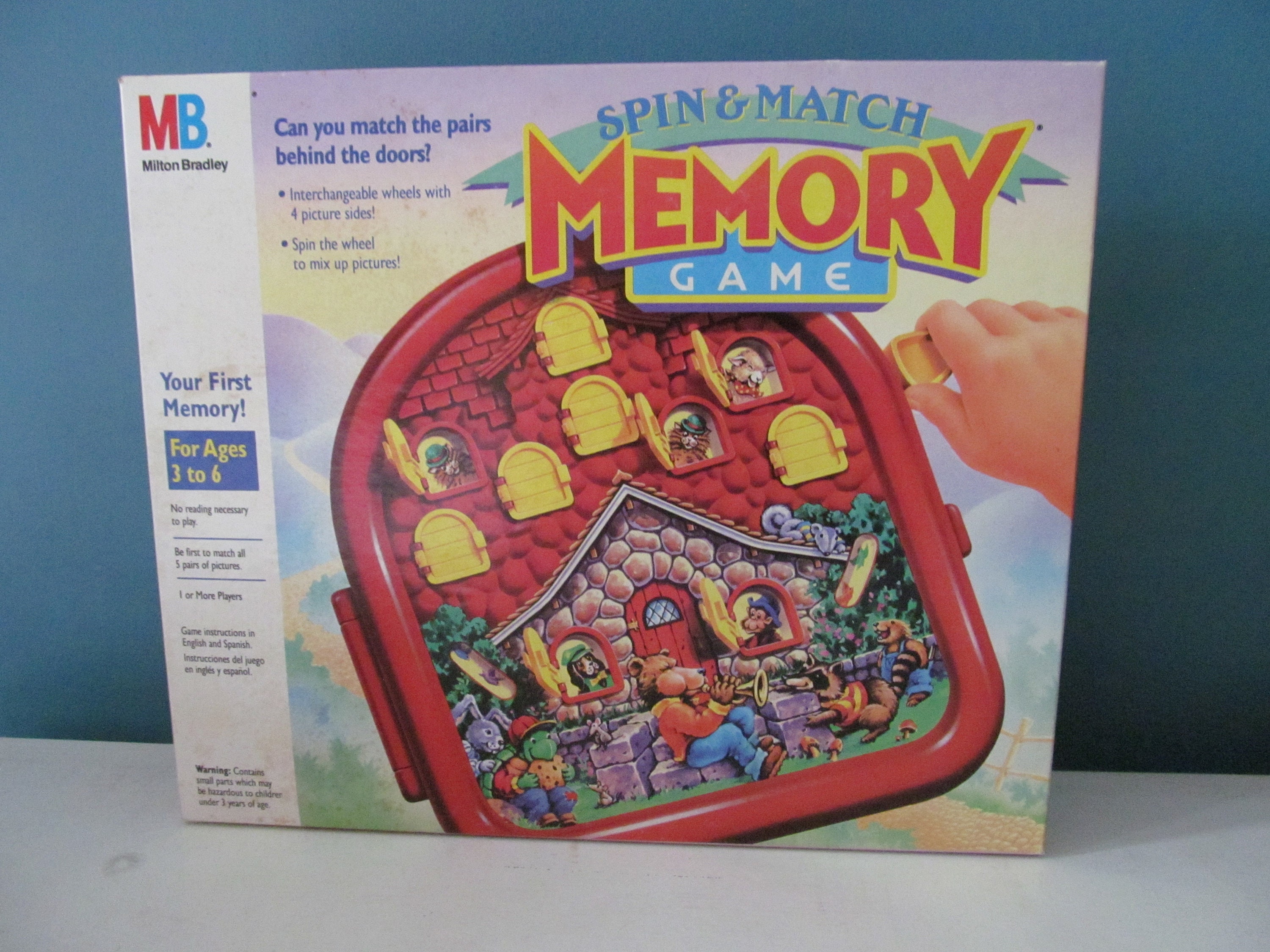 RARE Vintage / Retro 1990 Spin & Match Memory Game Your First Etsy
