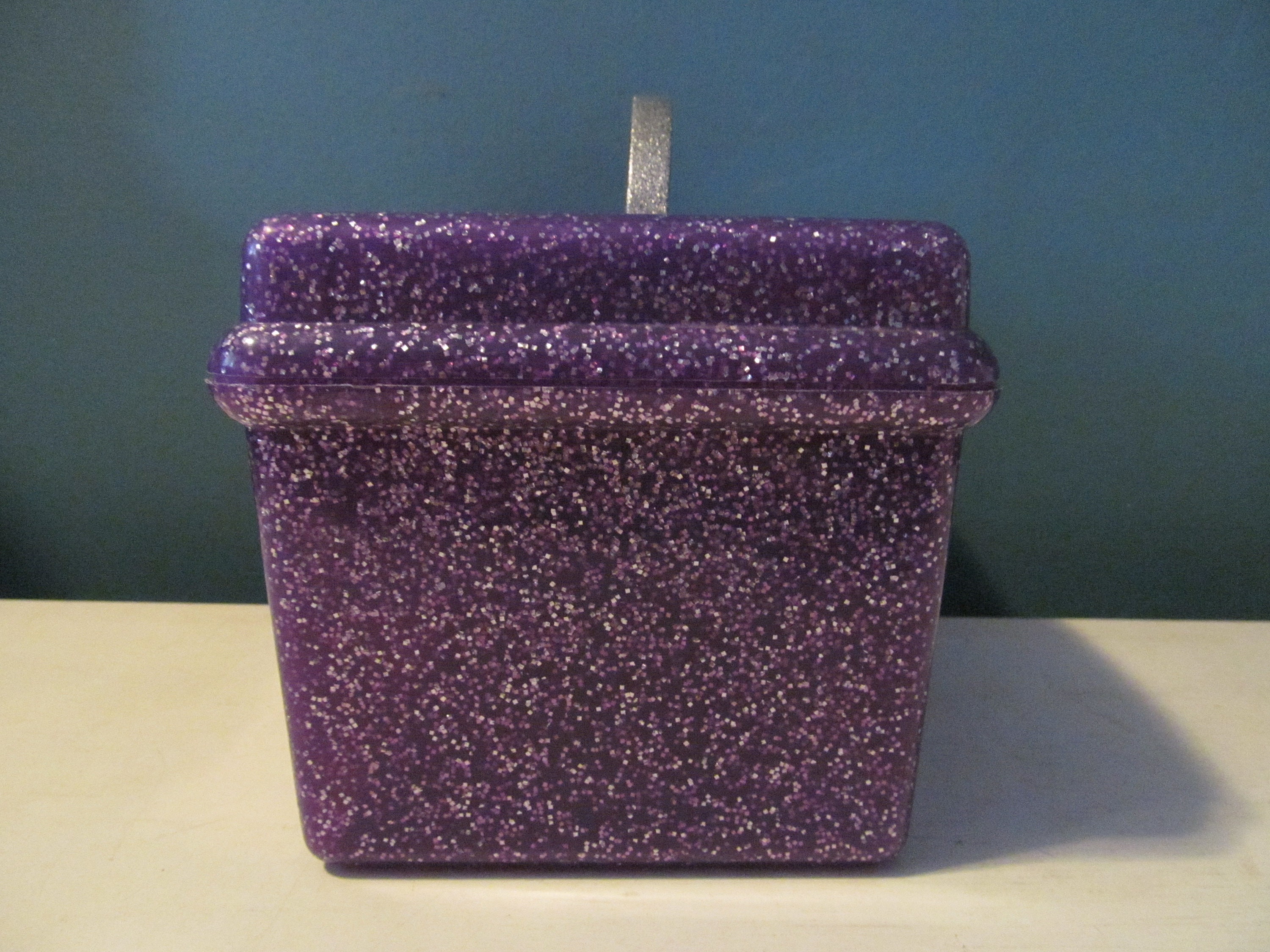 Caboodles Retro Sparkle Jellies On the Go Classic Makeup Case, Purple