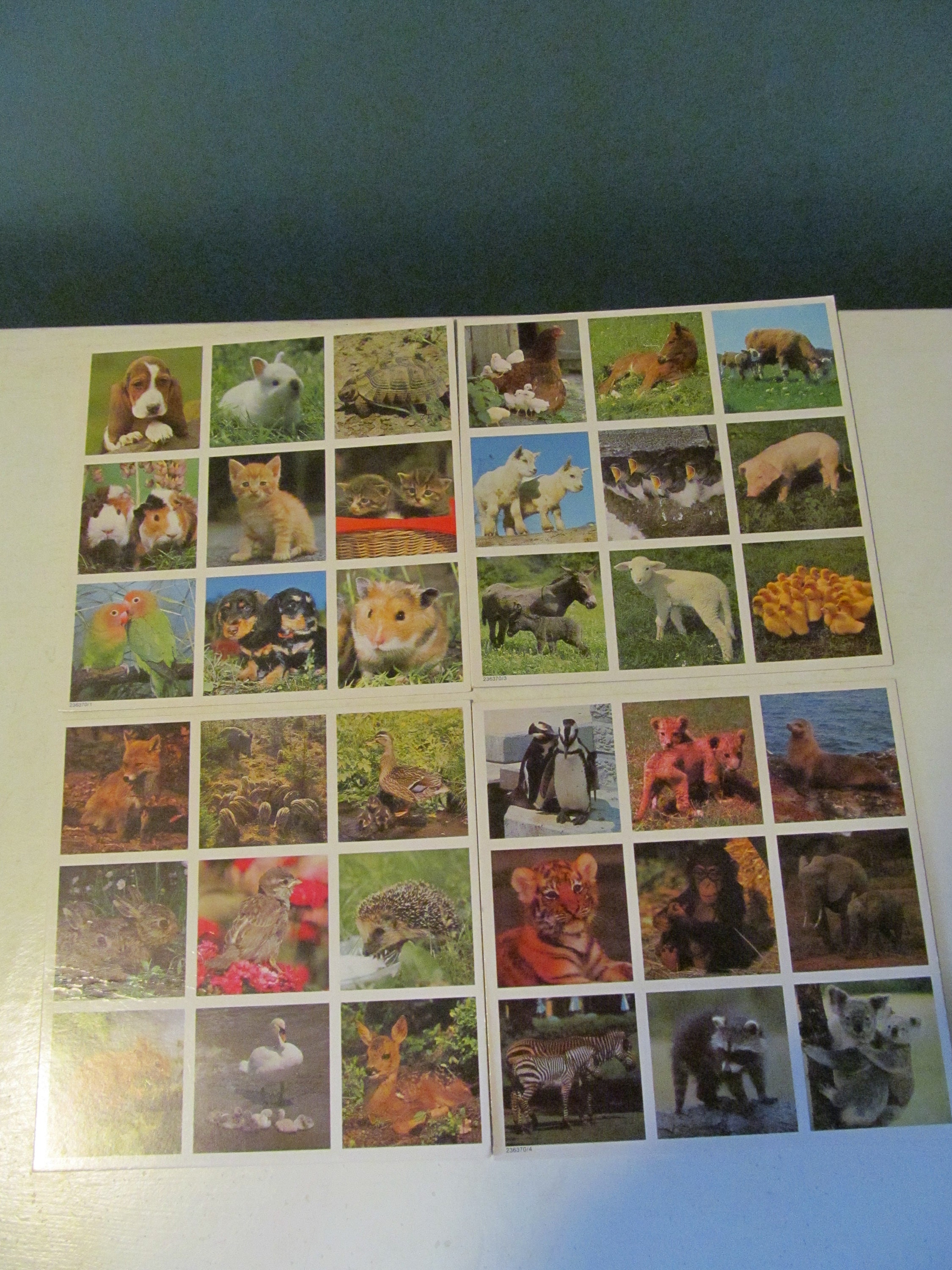 Vintage / Retro 1994 Baby Animal Lotto Board Game By Etsy