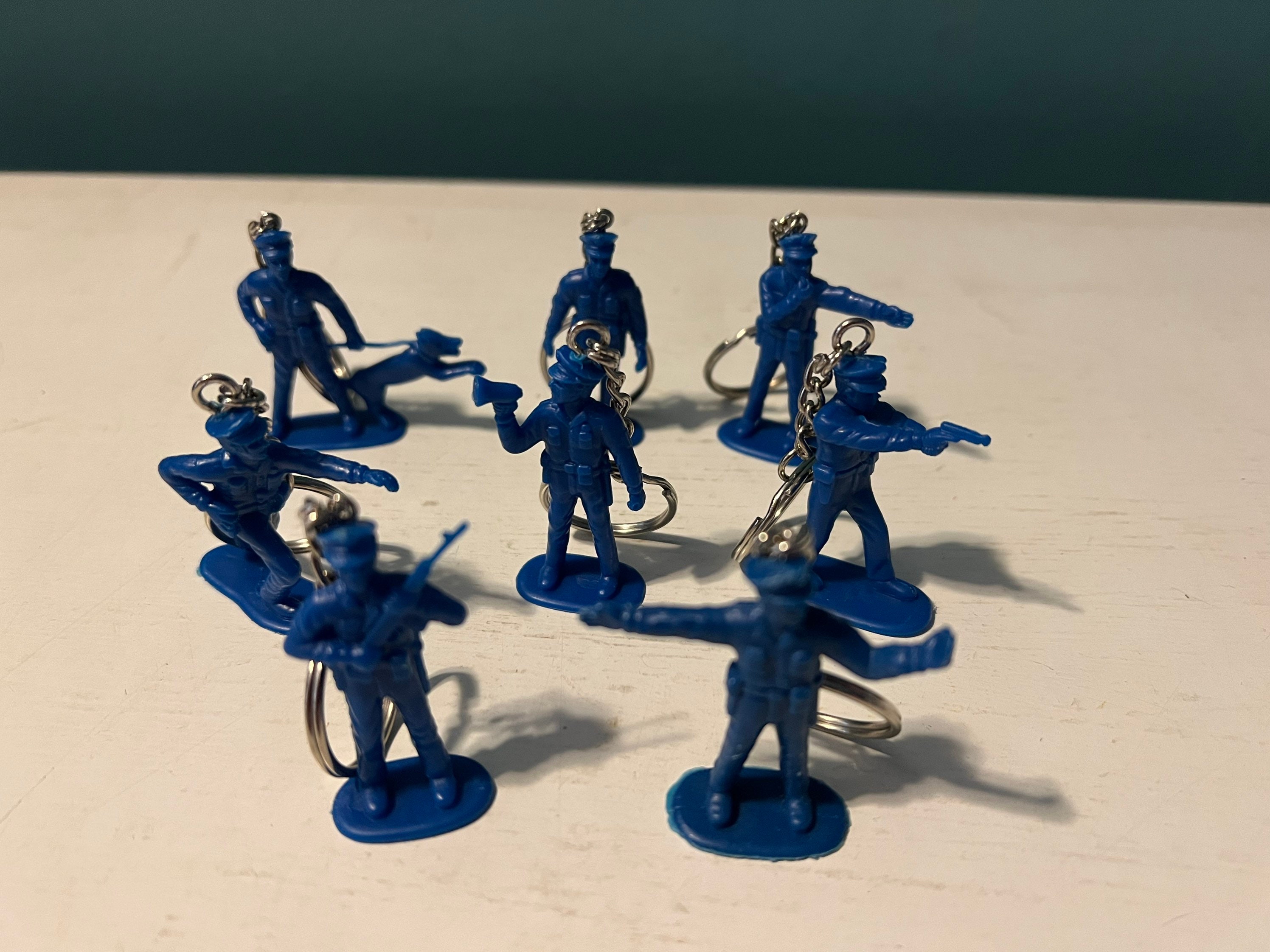 Plastic toy police figures sales