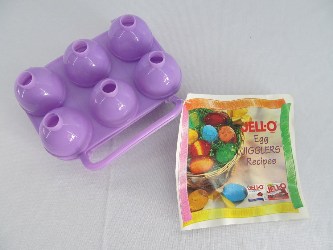 NEW Vintage / Retro Jello Jello Jigglers Etched Pattern Easter Eggs