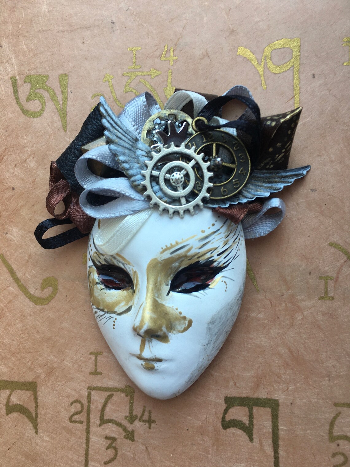 Steampunk Lady Miniature Decorative Steampunk Etsy