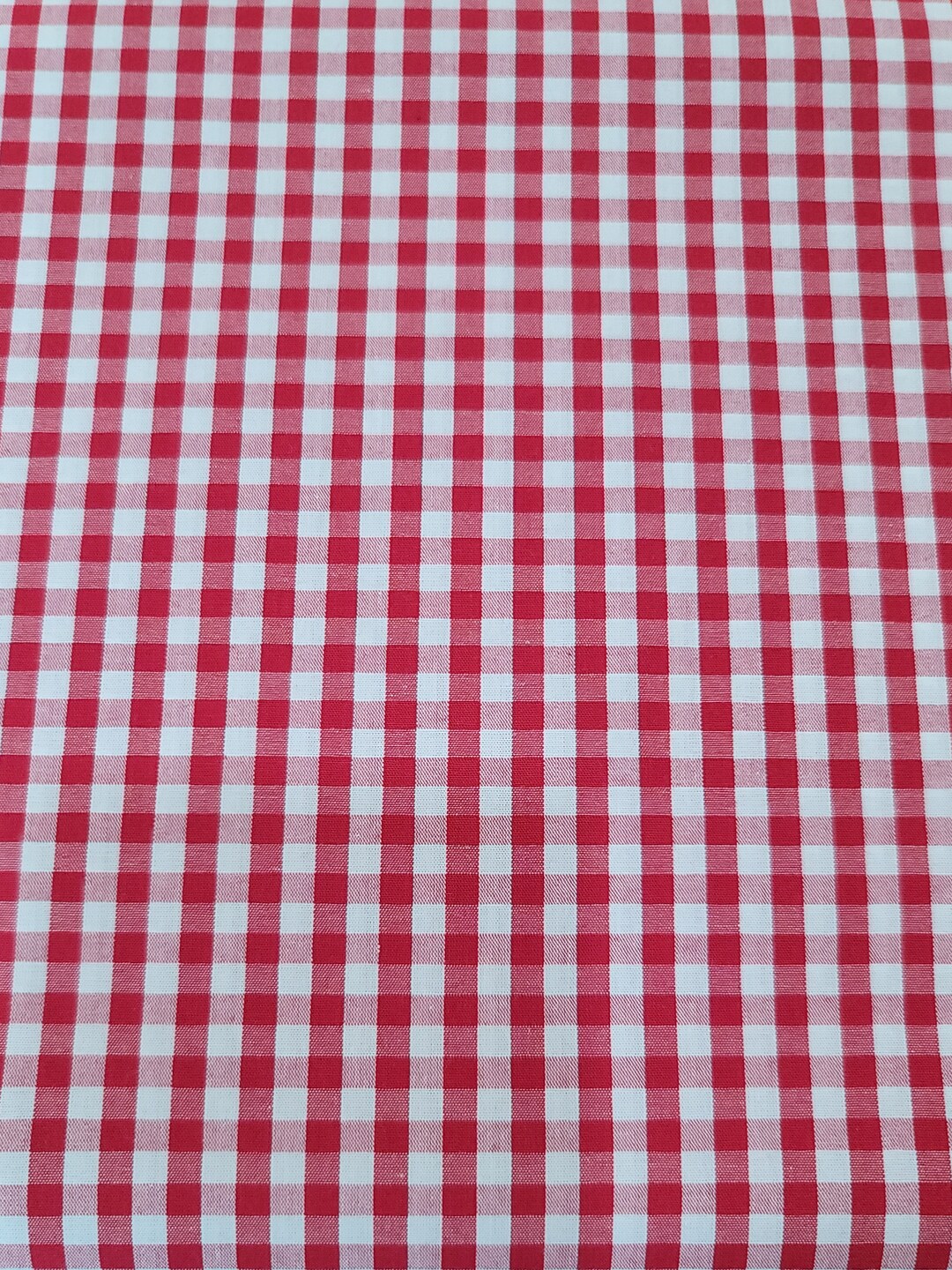 Red Gingham Fabric 58 Inch Width 1 Yard or Yardage Christmas Gingham 1/