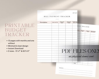 Monthly Budget Tracker