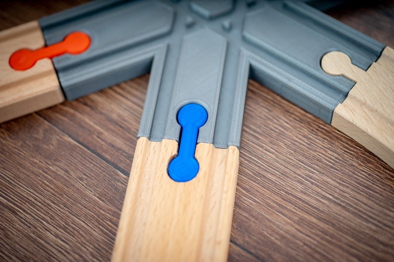 Wooden Railway Train Track Connectors for Brio IKEA Thomas Etsy