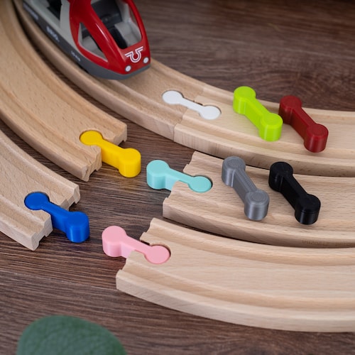 Wooden Railway Train Track Connectors for Brio IKEA Thomas Etsy