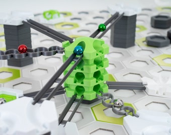 Crossroads Tower Set (stackable), compatible with GraviTrax