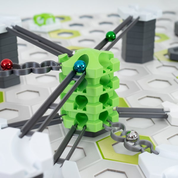 Crossroads Tower Set (stackable), compatible with GraviTrax