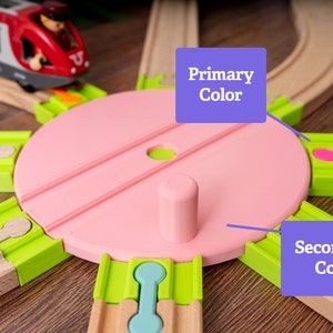 Wooden Train Track Dog Bone Connectors White Compatible With - Foto 2