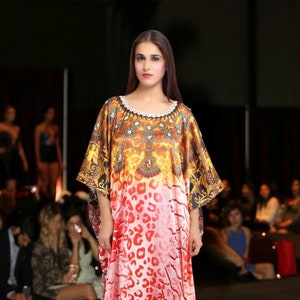 Wild for Animal Print: Look Stylish in a Silk caftan