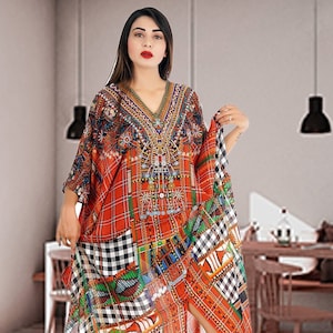Effortless Chic: Silk Kaftan for a Luxurious Look pure silk kaftan