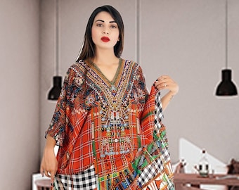 Effortless Chic: Silk Kaftan for a Luxurious Look pure silk kaftan