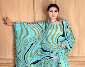 Experience Luxurious Comfort in a Pure Silk Caftan