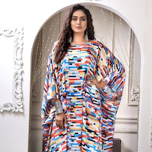 Butterfly Kaftan Plus Size Silk Kaftan Long Dress Kaftan Boho Dress Gift loungewear kaftan womens kaftan beach kaftan cover up