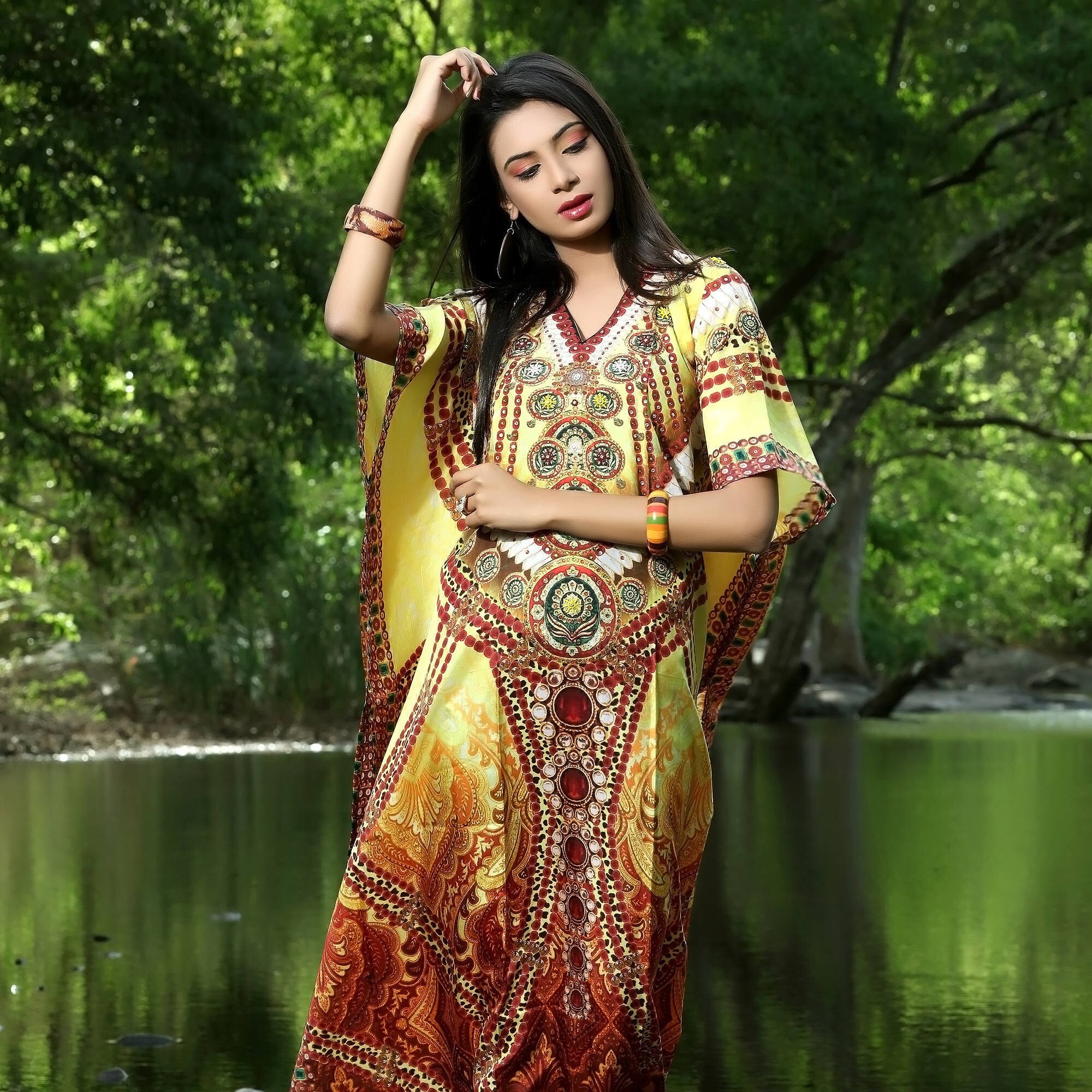 silk kaftans online