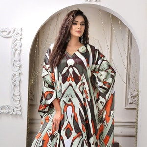 Evening Party wear kaftan dress Kaftan Loungewear Kaftan for Women Silk Kaftan Plus Size Kaftan Beach Dress Long Length Caftan