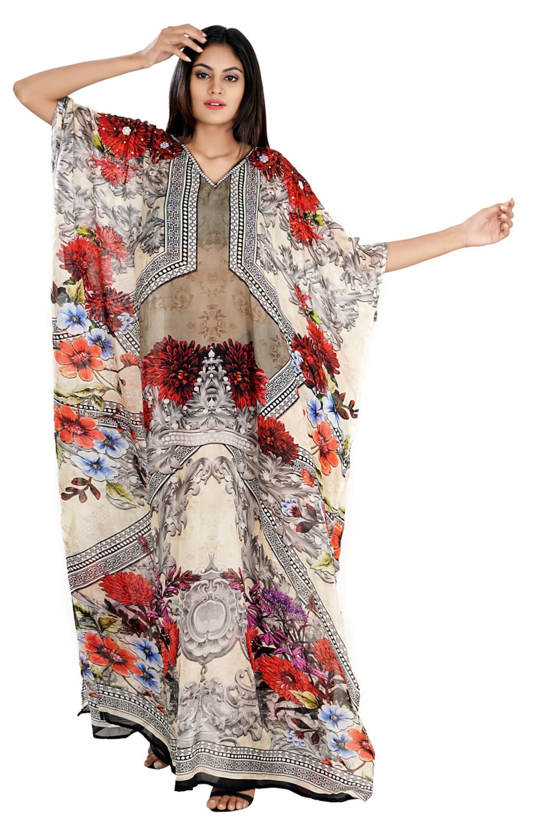 pool to party caftan