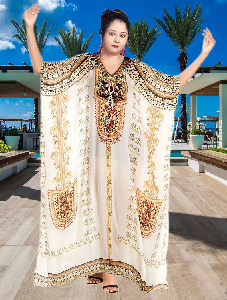 Beautiful kaftan Full Length Plus size silk kaftan top silk Etsy