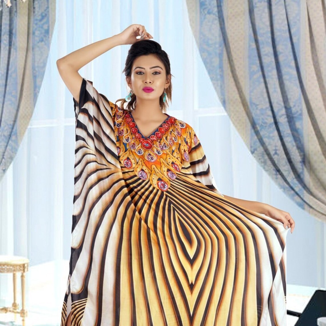 pool to party caftan