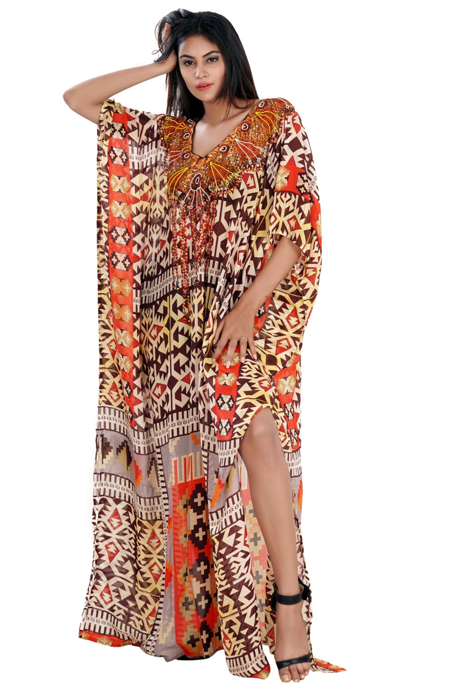 sequin kaftan plus size