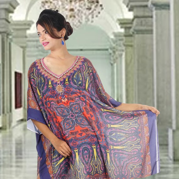 plus size short caftans