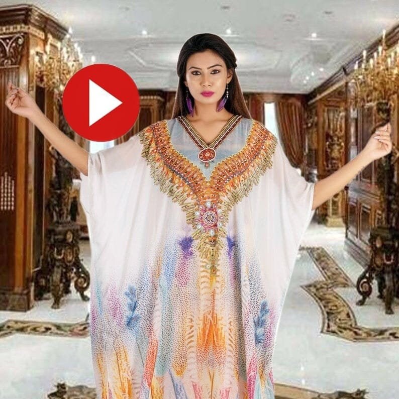 satin caftans