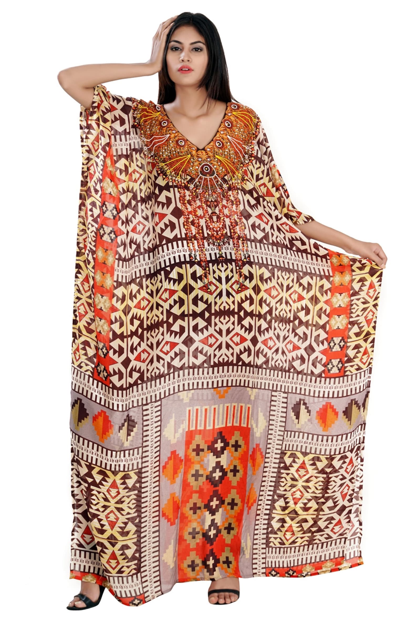 sequin kaftan plus size