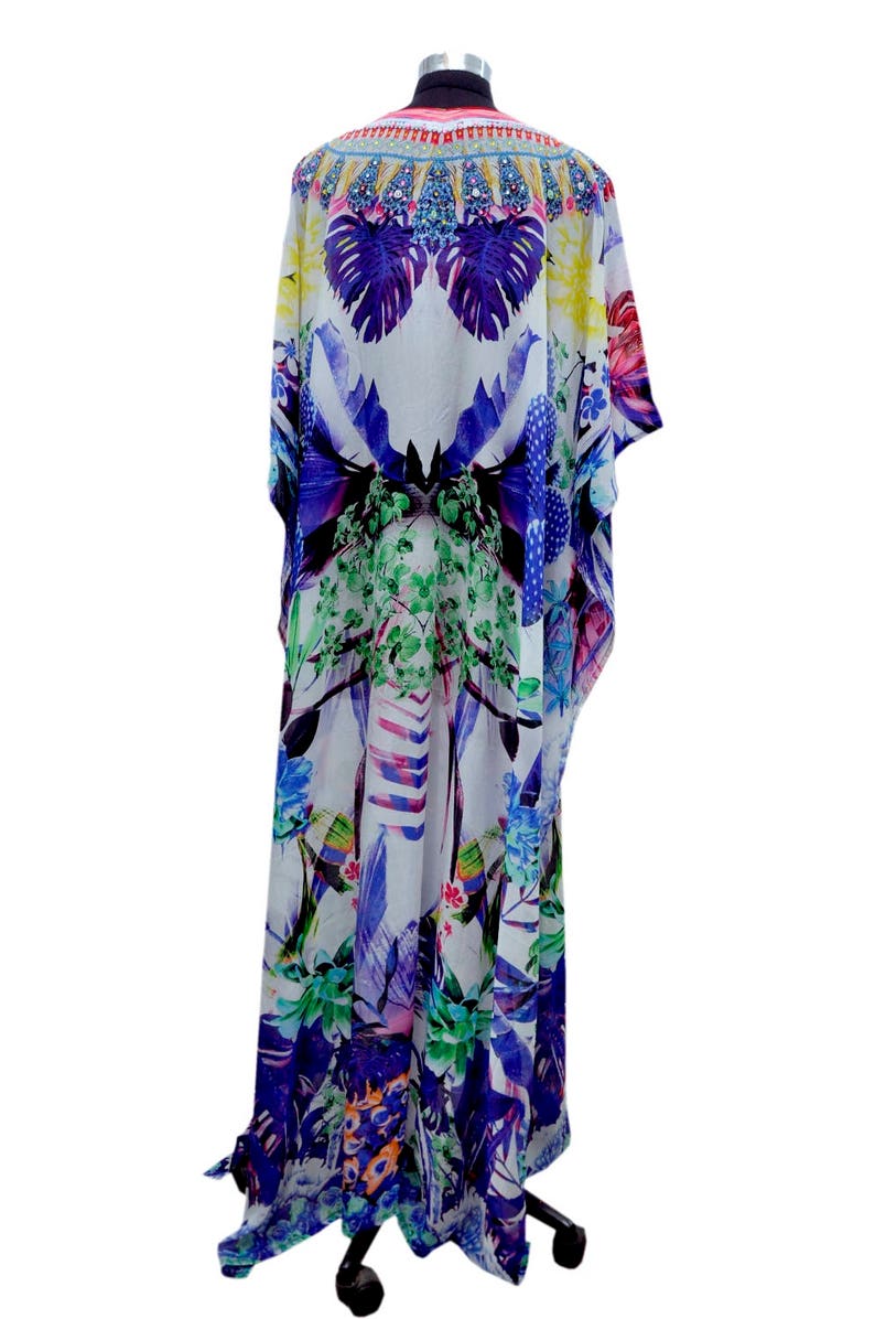 silk caftan plus size