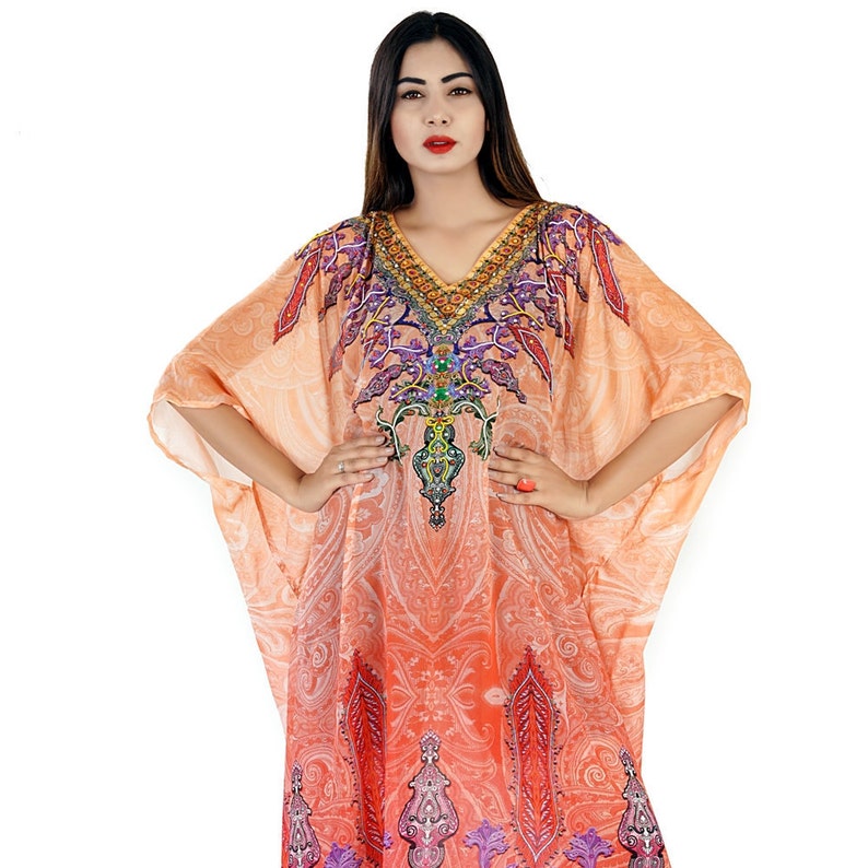 silk kaftan sale