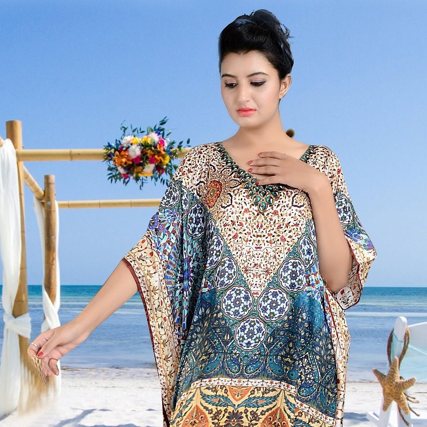 Beautiful kaftan resort wear kaftan beach cover up kaftan Etsy