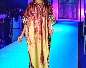 Seta Caftani Eleganti Caftano Vendita Online Loungewear Caftani In