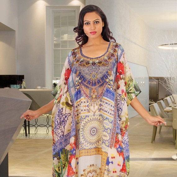 indian silk kaftans