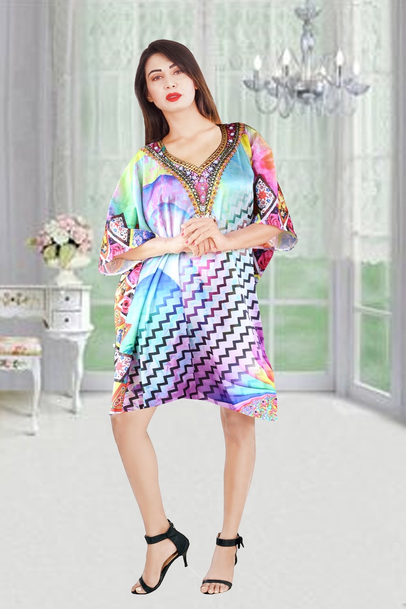 plus size short caftans