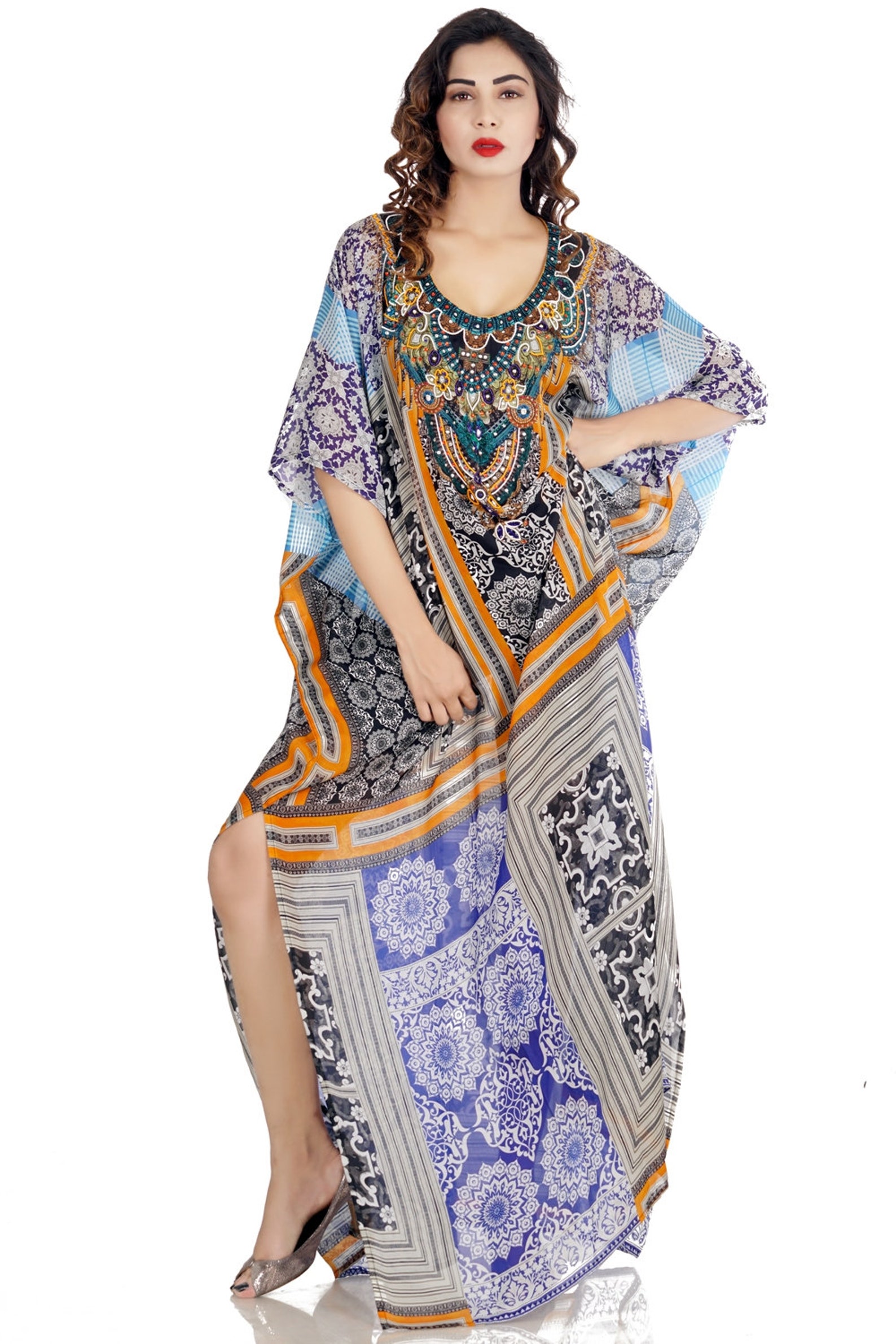 sequin kaftan plus size