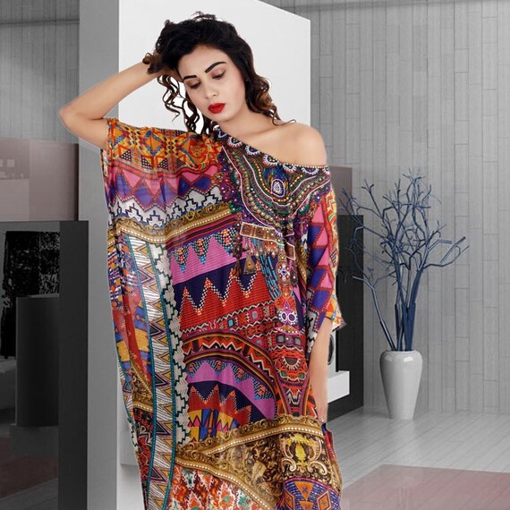 colourful kaftan