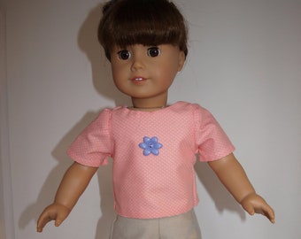 Handmade 18" Doll Jeans and Matching Top "Play Time" Fits American Girl Free Shipping