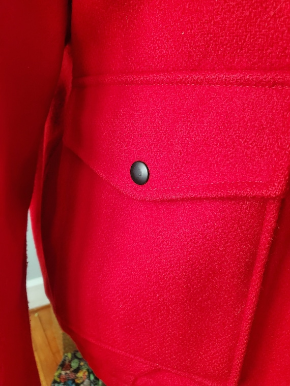 REDUCED! vintage The Original Varsity Jacket Red … - image 2
