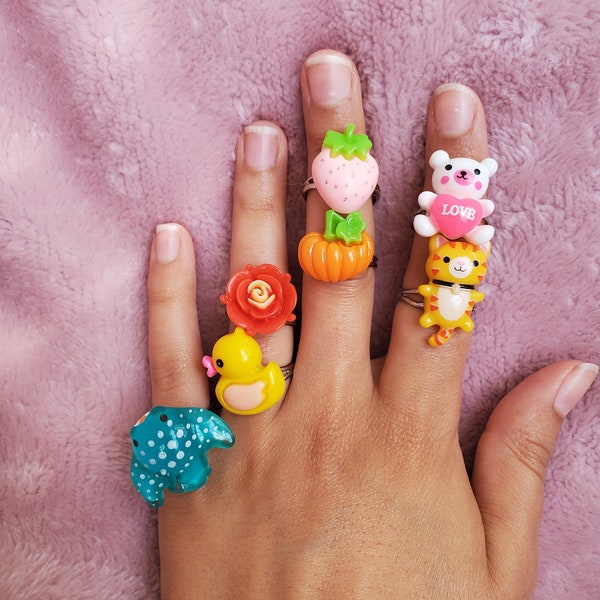 Kawaii Ring Etsy