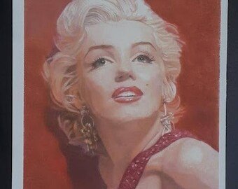 Marilyn Monroe 11x14 Fine Art Print y 5x7 Notecard
