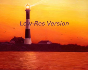 Fire Island Lighthouse 11x14 Fine Art Print y 5x7 Frameable Note Card