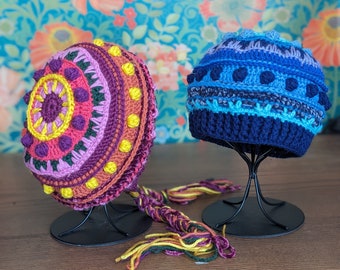 Pattern: Voyager Beanie / Slouchy round beanie crochet