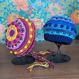 Pattern: Voyager Beanie / Slouchy round beanie crochet