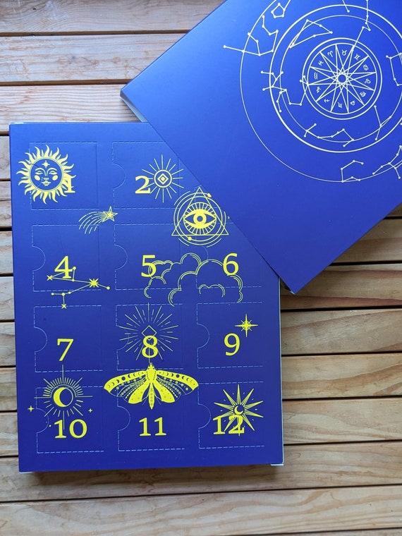 Calendario De Adviento Tarot 2025 – 24 Figuras Acrílicas Para Cuenta Regresiva Navideña