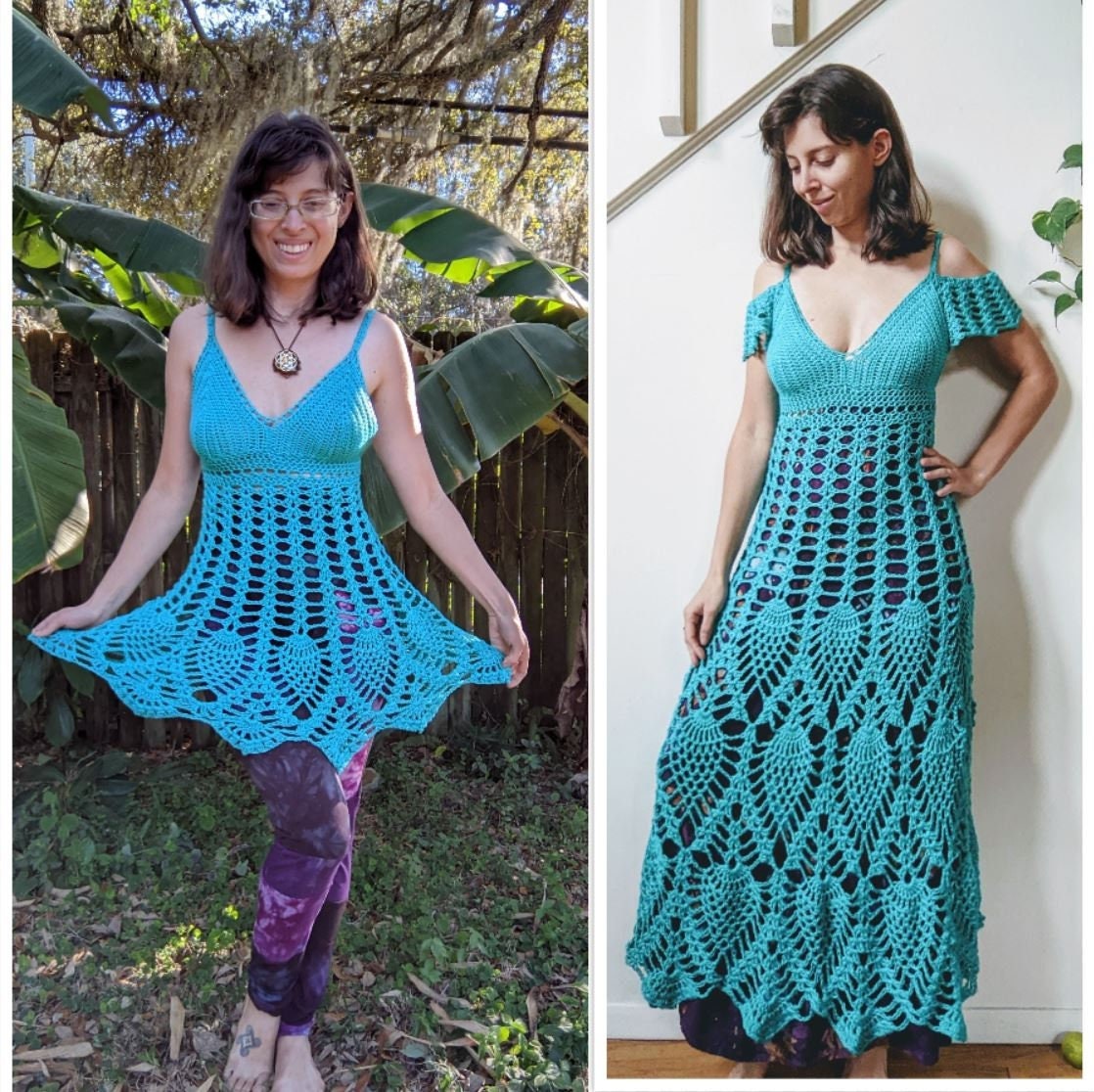 crochet plus size dress pattern Ruffle Crochet Dress Pattern (Million Dollar Dress)