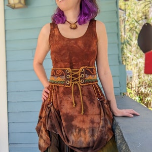 Pattern: Enchanted Corset Belt / Underbust with skirt stays and pocket / Renaissance Faire Garb image 6