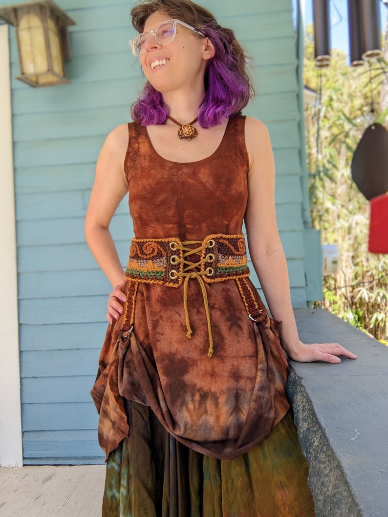 Pattern: Enchanted Corset Belt / Underbust with skirt stays and pocket / Renaissance Faire Garb image 6