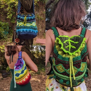 Pattern: Elemental Drawstring Bag image 2