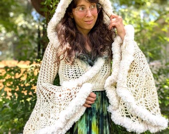 Pattern: Queen Anne's Lace Wrap Top Pattern / Crochet PDF Download