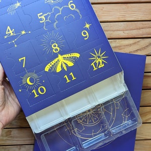 Advent Calendar Box / DIY Wholesale Bulk Packaging / Fill your own advent / Witch crystal astrology theme image 6